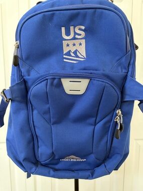 High Sierra Royal Blue Men's Backpack with US Crest
